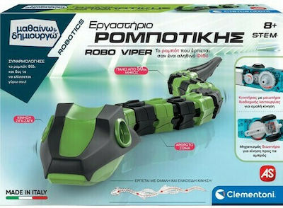 Clementoni Εργαστήριο Ρομποτικής Robo Viper Educational Toy Robotics Science And Play for 8+ Years Old