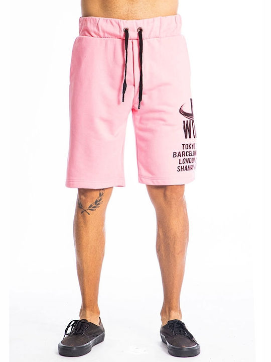 Paco & Co Men's Athletic Shorts Pink