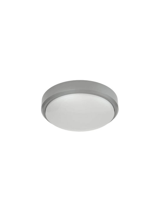 Inlight Echo Плафониера за Външен Таван с Вградено LED в Сив Цвят 80300230