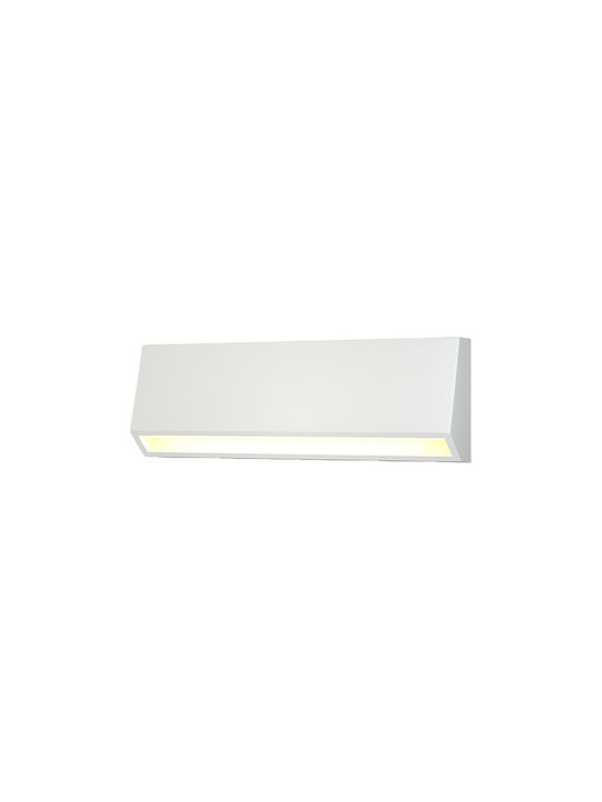 Inlight Waterproof Wall-Mounted Outdoor Ceiling Light IP65 with Integrated LED White