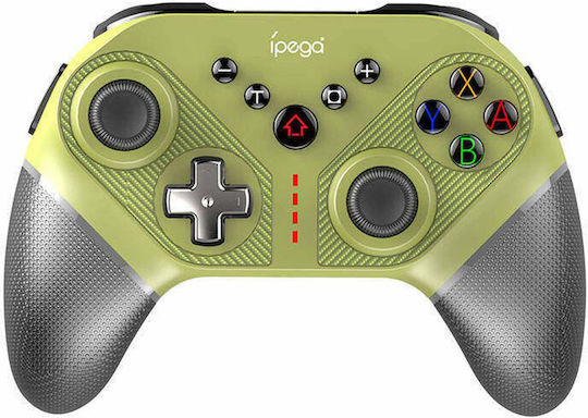 iPega Ninja PG-SW038S Ασύρματο Gamepad για Android / PC / PS3 / Switch Πράσινο