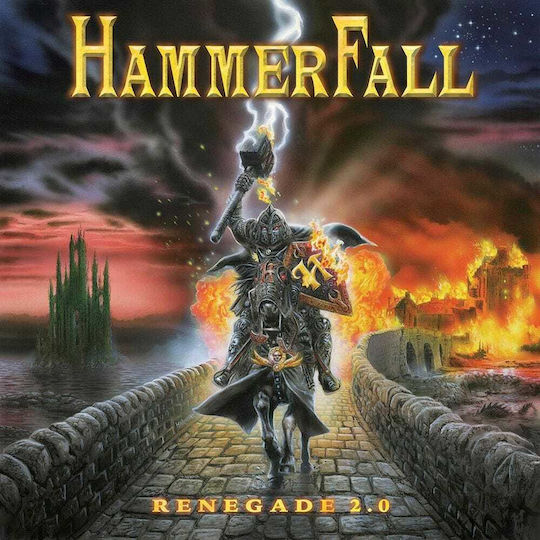 Hammerfall Renegade 2.0 LP Κίτρινο Βινύλιο Gatefold