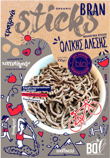 BDL Organic & Healthy Food Bio Bran Ολικής Άλεσης 300gr