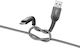 Cellular Line Braided USB 2.0 to micro USB Cable Μαύρο 2m (TETRACABMUSB2MK)