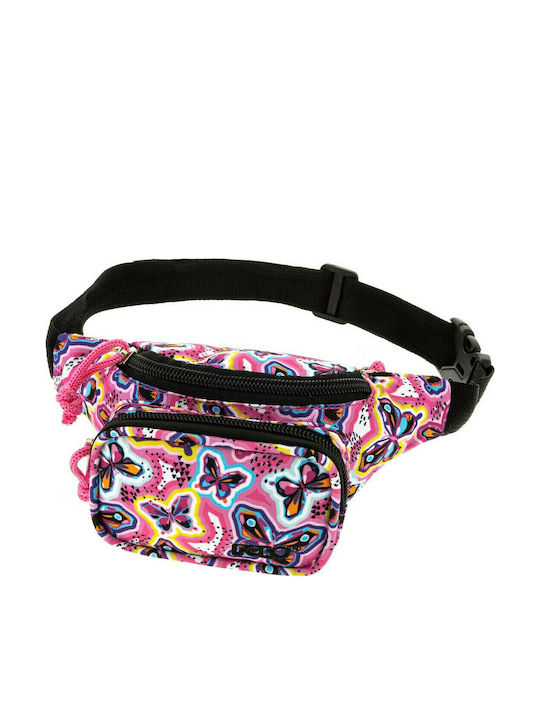 Polo Παιδικό Τσαντάκι Μέσης Ροζ 20x3x10εκ.