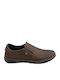 Ανατομικά Δερμάτινα Ανδρικά Slip-On Καφέ