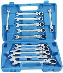 Satra S-52820 Set Deutsche Polygon-Schlüssel mit Größe von 8mm bis 19mm 12 Stück