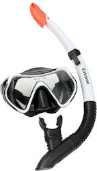 Diving Mask and Snorkel Set White