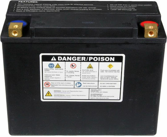 Energia Inchis Baterie Motocicleta YB5L-B