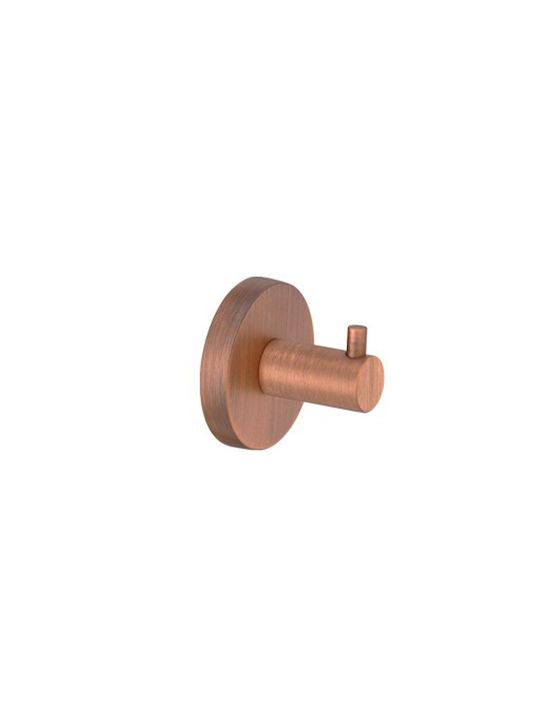 Sanco Ergon 25928-M26 Haken Badezimmer Einzeln Schrauben ​5.5x5.5cm Old Copper Mat