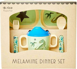 Rice Melamine Baby & Kids Feeding Set 4 Pieces