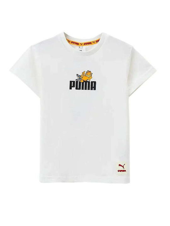 PUMA Kinderoberteile T-Shirt Weiß