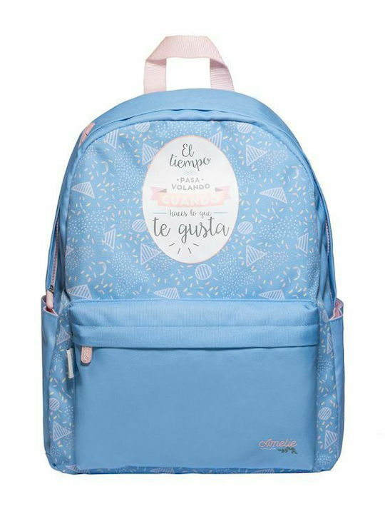 Grupo Erik Amelie Classic Tasche Rucksack Hellblau 14Liter