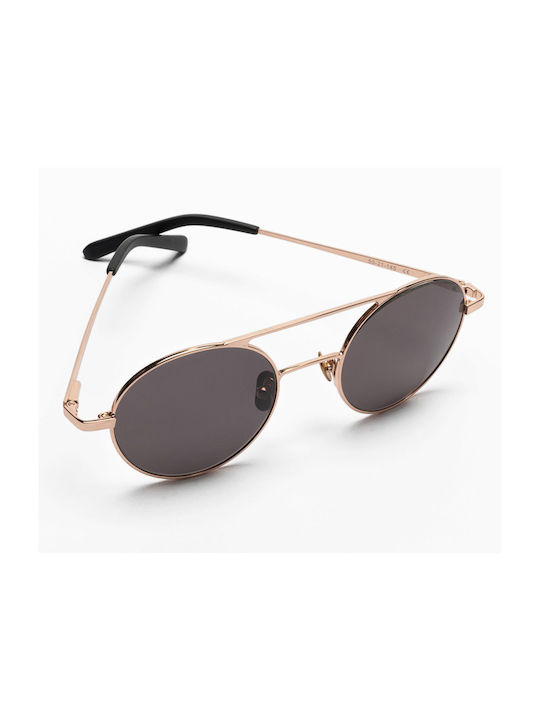 Mohiti 616480 Damen Sonnenbrille mit Metall Gestell Gold Metal