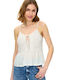 Only Women's Summer Blouse with Straps Cloud Dancer