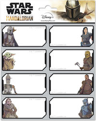 Pyramid The Mandalorian Ετικέτες Τετραδίων 16τμχ