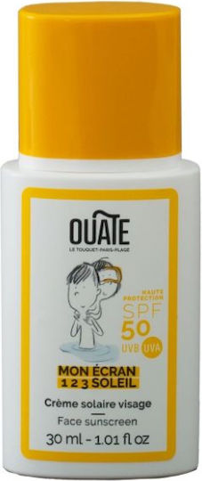 Ouate SPF50 Αδιάβροχο Παιδικό Αντηλιακό Γαλάκτωμα για Πρόσωπο 30ml