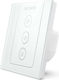 BlitzWolf Recessed Wall Switch Wi-Fi Lighting Triple with Frame White