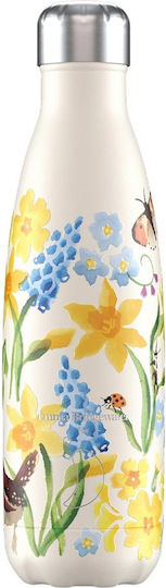 Chilly's Emma Bridgewater Stainless Steel BPA Free Thermos Bottle 500ml Little Daffodils With Cap-Cup