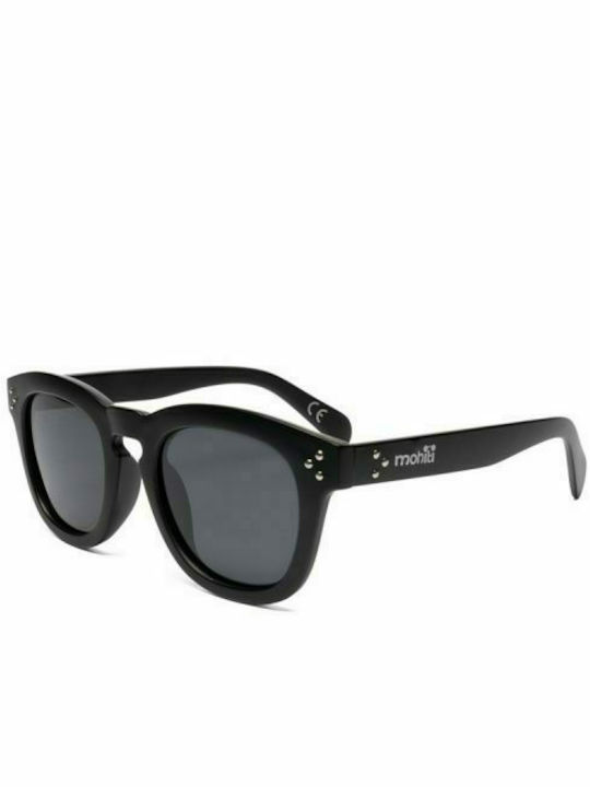 Mohiti Cooligans PL253 Women's Sunglasses with Black Plastic Frame and Black Polarized Lens