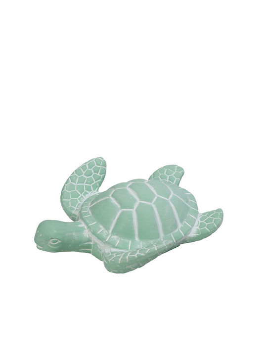 Espiel Decorative Turtle made of Ceramic in Green 22.5x19x7cm 1pcs