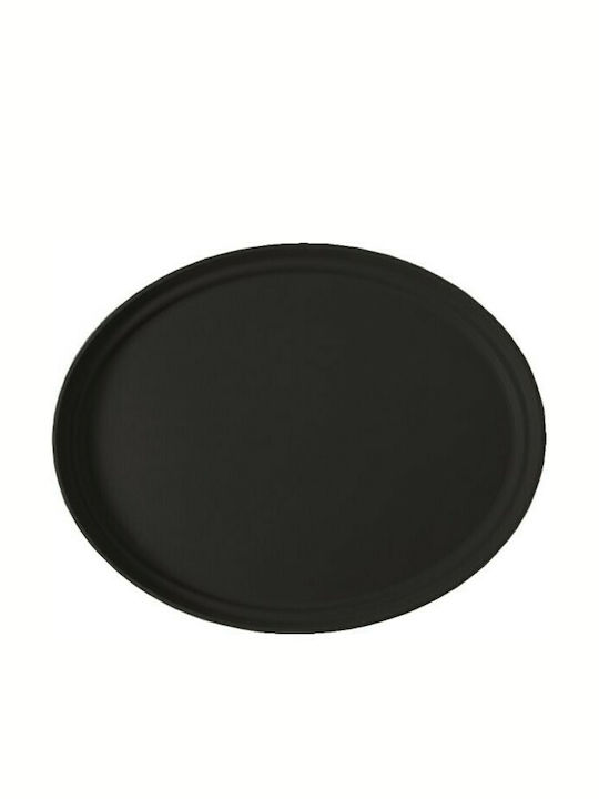 Novatex Δίσκος Σερβιρίσματος Πλαστικός Μαύρος 36x36cm