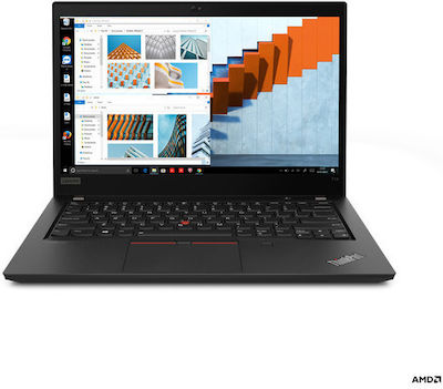 Lenovo ThinkPad T14 Gen 2 (AMD) 14" IPS FHD (Ryzen 5 Pro-5650U/16GB/1TB SSD/W10 Pro) Black (GR Tastatur)