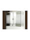 Ravenna Mali 012857 Shower Screen Bathtub with Sliding Door 74.5-76x140cm Serigrafato