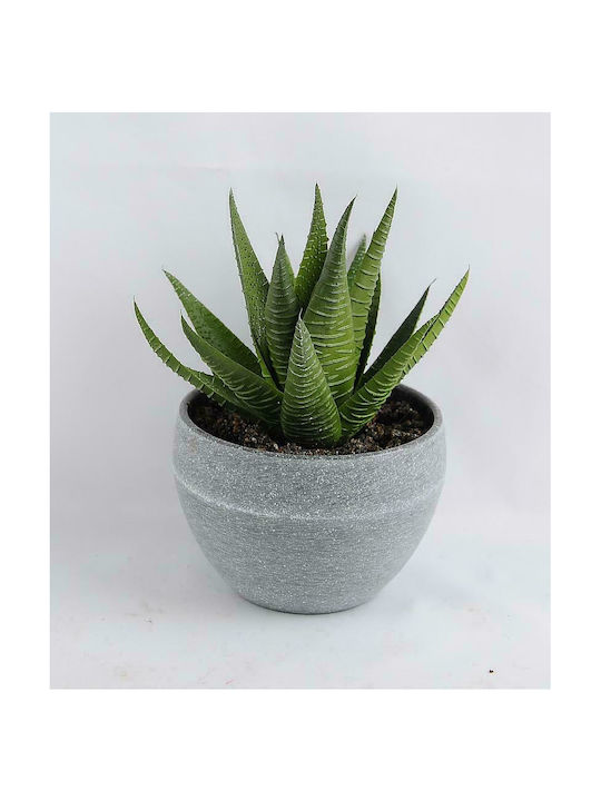 Supergreens Artificial Plant in Small Pot Aloe Green 14cm 1pcs