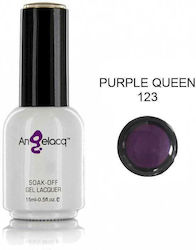 Angelacq Semipermanent Lac de Unghii 123 Purple...