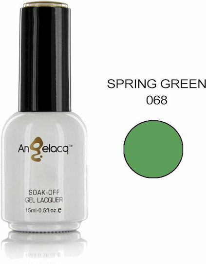 Angelacq Ημιμόνιμο Βερνίκι Νυχιών 068 Spring Green 15ml