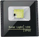 Spot Light Waterproof Solar LED Floodlight 30W Cold White 6500K with Motion Sensor and Remote Control IP66