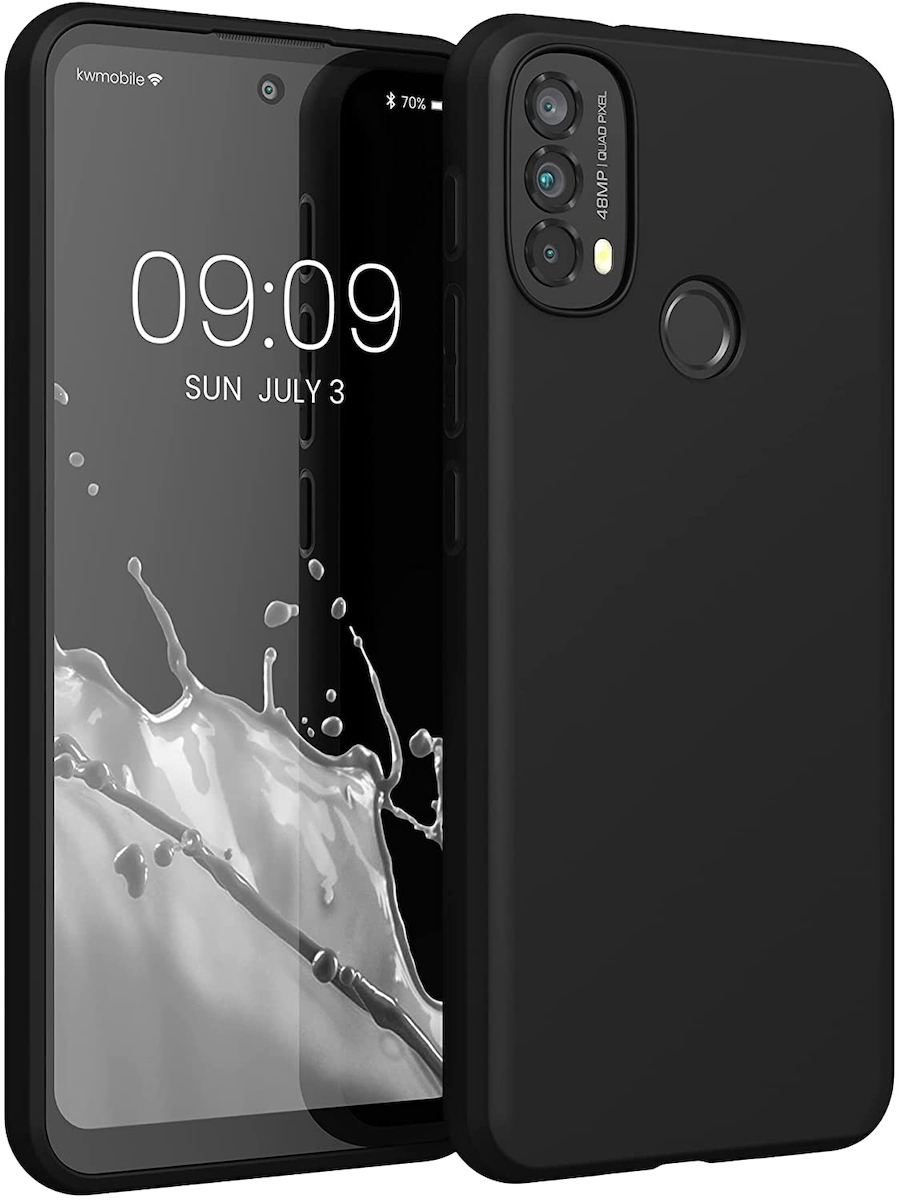 KWmobile Back Cover Σιλικόνης Black Matte (Moto E40) Skroutz.gr