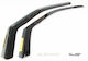 Heko Set of Windbreakers Front Car Dark Fime for Peugeot 308 III 5D 2021 2pcs