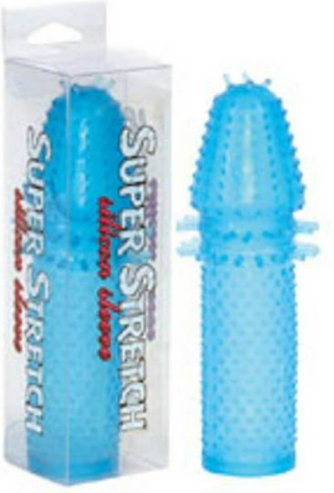 Seven Creations Super Stretch Extensie De Penis Manșon De Silicon Albastru