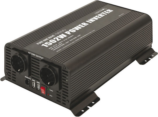 GYS PSW 1502 Инвертор за кола за преобразуване на 12V DC в 230V AC