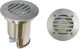 KT Lighting Oxygen 3 Spot Outdoor Floor Lamp IP65 for GU10 Light Bulb Silver