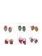 Ro-Ro Accessories Cupcakes Сет Детски Ластици Цветни 2бр (Различни Видове) 2 бр. 17-0104