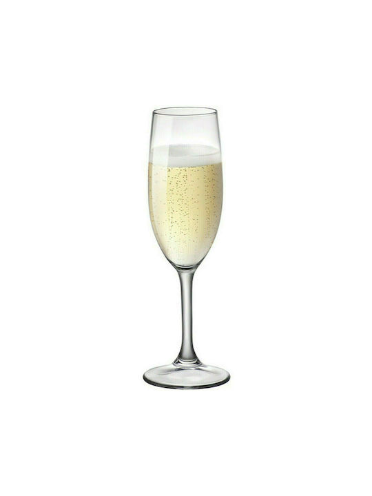 Bormioli Rocco Sara Glas Champagner aus Glas Kelch 170ml 1Stück
