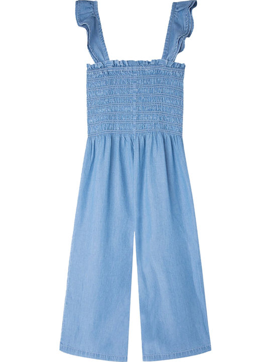 Pepe Jeans Libby Παιδική Τζιν Ολόσωμη Φόρμα Μπλε
