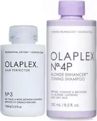 Olaplex Blonde Enhancer Σετ Θεραπείας Μαλλιών με Σαμπουάν 2τμχ