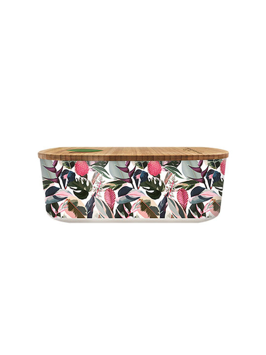 Chic Mic Plastic Lunch Box Plant Tropical Multi...
