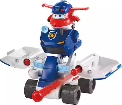 Just Toys 2 in 1 Police Patroller Super Wings Set with Airplane for 3++ Years