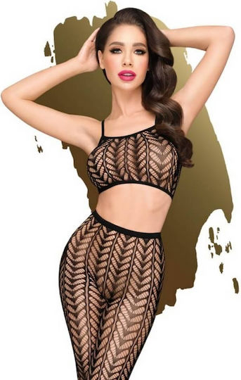 Penthouse Work it Out Mesh 2 Pieces Set Black