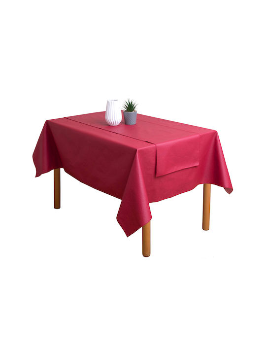 Viopros Diana Σουπλά Υφασμάτινο Κόκκινο 50x35cm 2τμχ