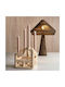 Villa Collection Table Lamp for Socket E27 with Brown Shade and Base