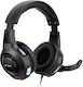 Rebel GH-20 Over Ear Căști Multimedia cu microfon și conexiune Jack de 3,5 mm / USB-A