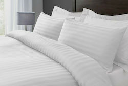 Lino Home Micro Stripe Blanket Hotel Queen Size...