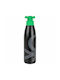 Benetton Water Bottle Stainless Steel 500ml Black