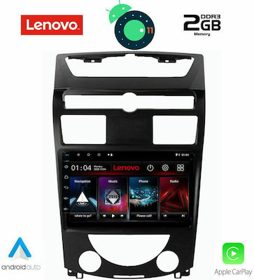 Lenovo Car-Audiosystem für Audi A7 Ssangyong Rexton 2006-2015 (Bluetooth/USB/AUX/WiFi/GPS/Apple-Carplay) mit Touchscreen 9"